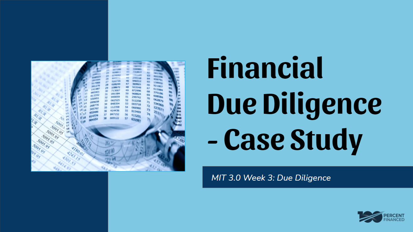 case study financial due diligence